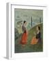 Brume du matin ou jeune fille tricotant-Paul Louis Serusier-Framed Giclee Print