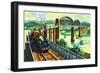 Brunel's Royal Albert Bridge at Saltash-Harry Green-Framed Giclee Print