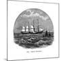 Brunel's Ss Great Western at Sea-null-Mounted Giclee Print