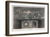 Brunel's Thames Tunnel, a Cross-Section Showing the Tunnel and Ships Sailing on the River-null-Framed Art Print