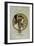 Brunette, 1897-Alphonse Mucha-Framed Premium Giclee Print