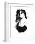 Brunette 1-FS Studio-Framed Giclee Print