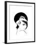 Brunette 2-FS Studio-Framed Giclee Print