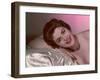 Brunette and Satin Sheets-Charles Woof-Framed Photographic Print