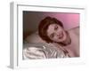 Brunette and Satin Sheets-Charles Woof-Framed Photographic Print