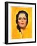 "Brunette,"May 25, 1935-Earle Bergey-Framed Giclee Print