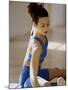 Brunette Stretching-null-Mounted Photographic Print
