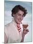 Brunette with Beer-Charles Woof-Mounted Photographic Print