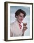 Brunette with Beer-Charles Woof-Framed Photographic Print