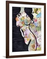 Brunette-Artpoptart-Framed Giclee Print