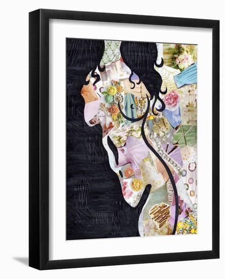 Brunette-Artpoptart-Framed Giclee Print