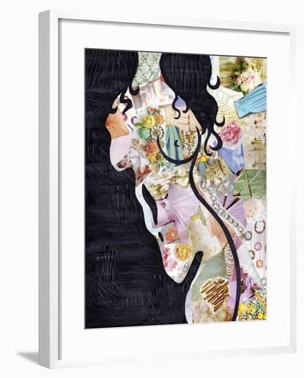 Brunette-Artpoptart-Framed Giclee Print