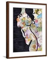 Brunette-Artpoptart-Framed Giclee Print