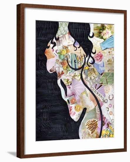 Brunette-Artpoptart-Framed Giclee Print