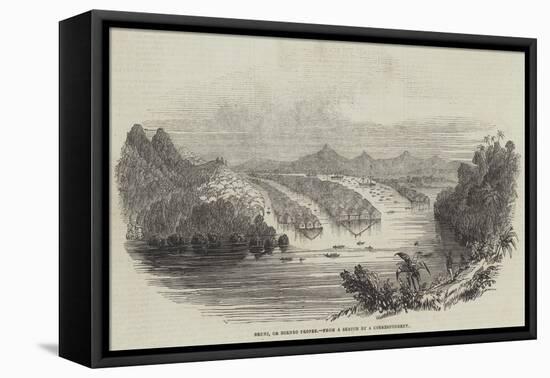 Bruni, or Borneo Proper-null-Framed Stretched Canvas