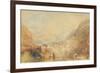 Brunnen from the Lake of Lucerne, 1845 (W/C & Bodycolour on Paper)-Joseph Mallord William Turner-Framed Giclee Print