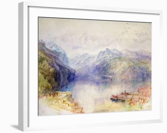 Brunnen-JMW Turner-Framed Giclee Print