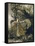 Brunnhilde, 1910-Arthur Rackham-Framed Stretched Canvas