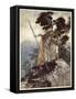 Brunnhilde', 1910-Arthur Rackham-Framed Stretched Canvas