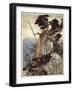 Brunnhilde', 1910-Arthur Rackham-Framed Giclee Print