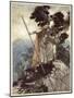 Brunnhilde', 1910-Arthur Rackham-Mounted Giclee Print