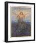 Brunnhilde Awakens-Arthur Rackham-Framed Art Print