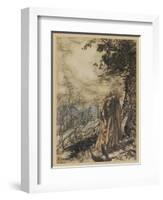 Brunnhilde Dismayedg-Arthur Rackham-Framed Art Print