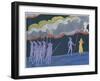 Brunnhilde Foretells Child Shall Be Great Hero Siegfried: Illustration for 'Die Walkure'-Phil Redford-Framed Giclee Print