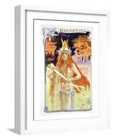 Brunnhilde, from "L'Estampe Moderne," Published Paris 1897-99-Gaston Bussiere-Framed Giclee Print