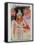 Brunnhilde, Illustration from Die Walkure by Richard Wagner-Gaston Bussiere-Framed Stretched Canvas