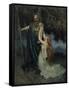 Brunnhilde Knelt at His Feet-Ferdinand Lecke-Framed Stretched Canvas