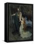 Brunnhilde Knelt at His Feet-Ferdinand Lecke-Framed Stretched Canvas