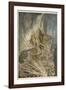 Brunnhilde's End-Arthur Rackham-Framed Photographic Print