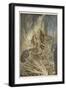 Brunnhilde's End-Arthur Rackham-Framed Photographic Print