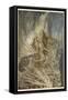 Brunnhilde's End-Arthur Rackham-Framed Stretched Canvas