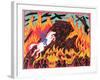 Brunnhilde's Immolation, Illustration from 'Gotterdammerung'-Phil Redford-Framed Giclee Print