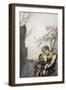 Brunnhilde throws herself into Siegfried's arms', 1924-Arthur Rackham-Framed Giclee Print