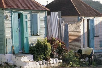 Houses in the Old Colonial Quarter, St. John's, Antigua, Leeward Islands