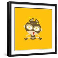 Bruno Knocked Out-null-Framed Giclee Print