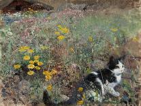 Cat Hunting, 1883-Bruno Liljefors-Art Print