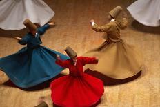 Whirling Dervishes at the Dervishes Festival, Konya, Central Anatolia, Turkey, Asia Minor, Eurasia-Bruno Morandi-Photographic Print