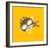 Bruno's Flying Kick-null-Framed Giclee Print