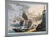 Brunswick Dock, Blackwall, London, 1806-Thomas Rowlandson-Mounted Giclee Print