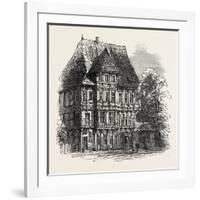 Brunswick: Old Houses Near the Cathedral, 1864-null-Framed Giclee Print