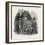 Brunswick: Old Houses Near the Cathedral, 1864-null-Framed Giclee Print