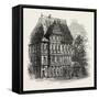 Brunswick: Old Houses Near the Cathedral, 1864-null-Framed Stretched Canvas