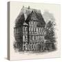 Brunswick: Old Houses Near the Cathedral, 1864-null-Stretched Canvas