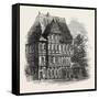 Brunswick: Old Houses Near the Cathedral, 1864-null-Framed Stretched Canvas