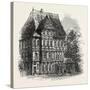 Brunswick: Old Houses Near the Cathedral, 1864-null-Stretched Canvas