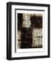 Brunt Jute 1-Milli Villa-Framed Art Print